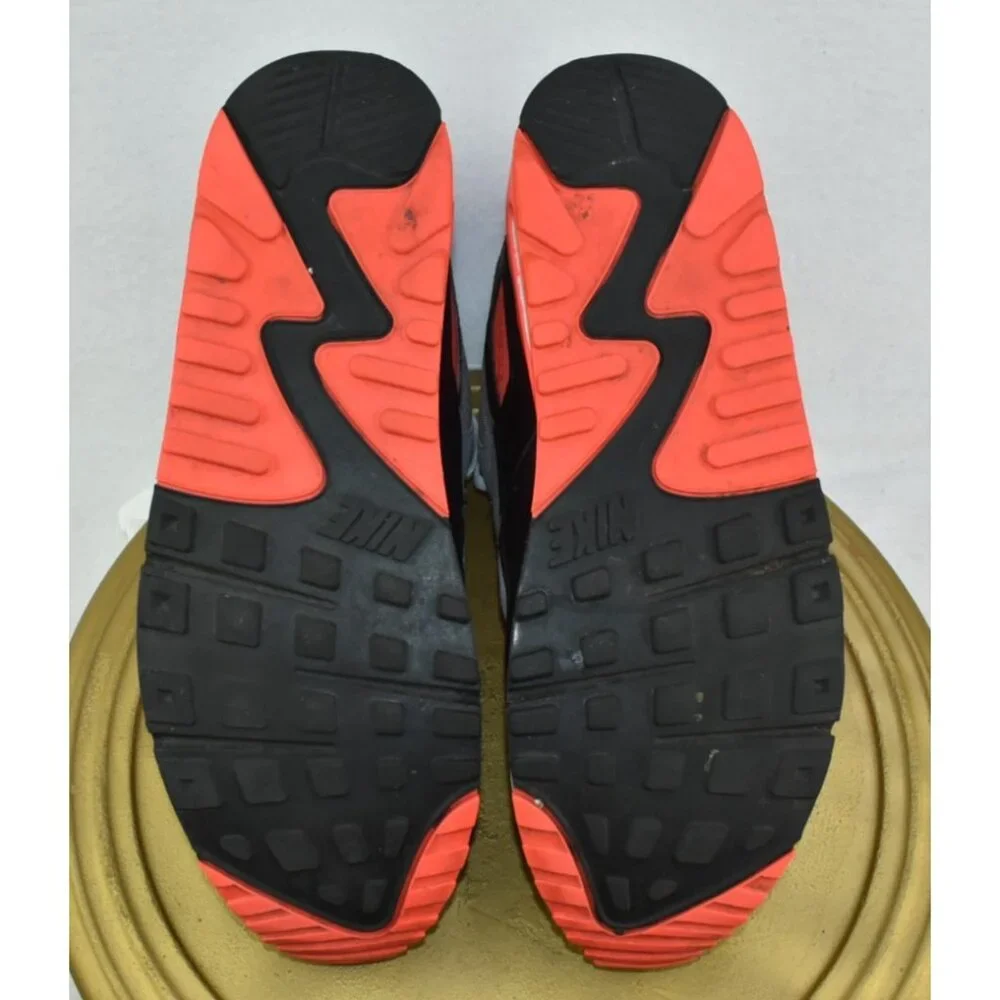 Nike Air Max 90 Infrared OG classic CT Mens Shoes Size 13 Gray/Black Sneakers - Picture 8 of 12
